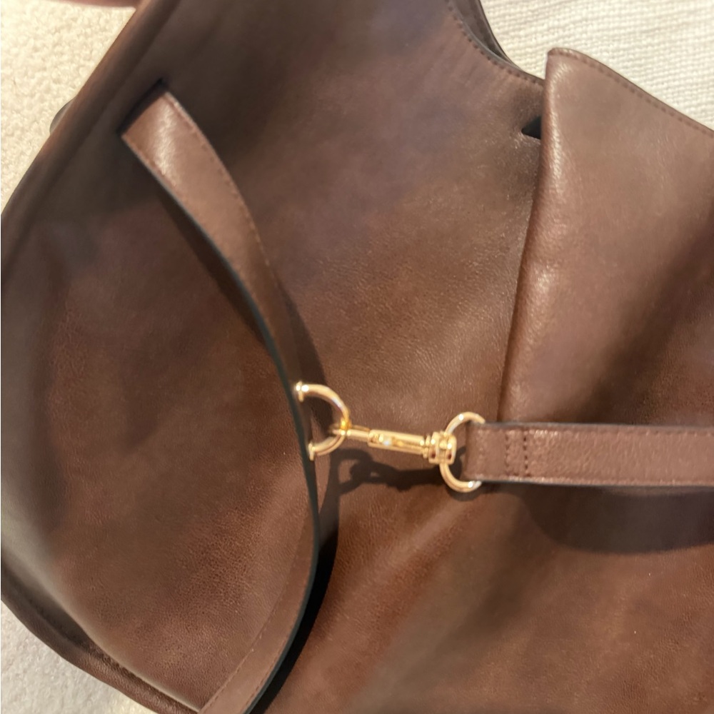 H&M Dark Brown Hobo Bag - Picture 3 of 5